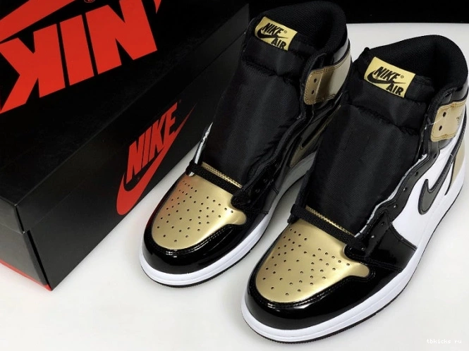 Rep TB Glod 1 High 861428-007 Air Jordan Retro Toe 0816